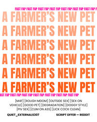 A Farmer's New Pet